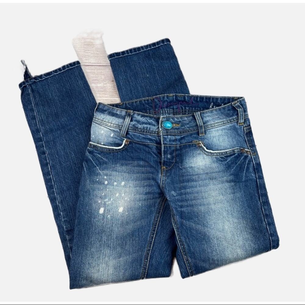 Desigual Women's Skinny Jeans - Blue with Light Wash